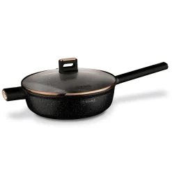 STARKE PRO STARLET PATELNIA Z POKRYWKĄ BLACK 28X8CM