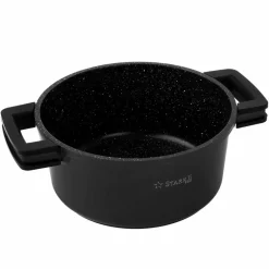 STARKE PRO TAYLOR MARBLE Garnek z pokrywką 24 cm / 4,2 l / Greblon® C3