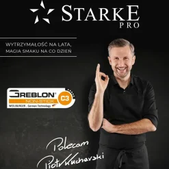 STARKE PRO TAYLOR MARBLE Patelnia do naleśników 25 cm / Greblon® C3