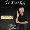STARKE PRO TAYLOR MARBLE Wok z pokrywką 32 cm / Greblon C3