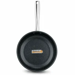 STARKE PRO TREVISO Patelnia 24 cm + pokrywka / Greblon® C3+ / indukcja / stal nierdzewna