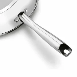 STARKE PRO TREVISO Patelnia 24 cm + pokrywka / Greblon® C3+ / indukcja / stal nierdzewna