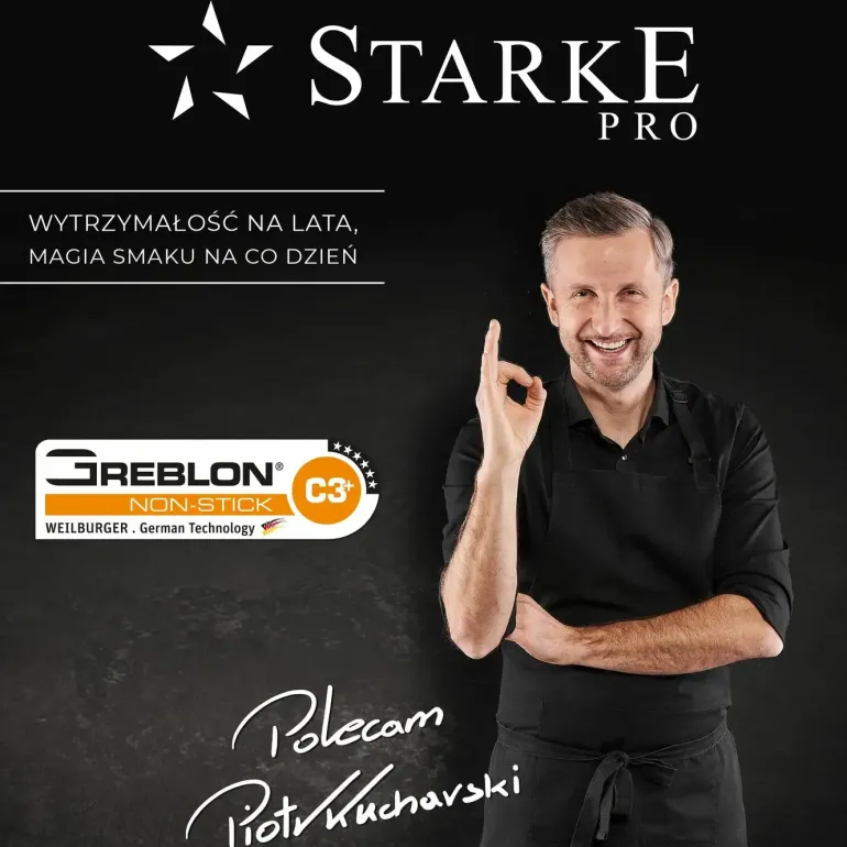 STARKE PRO TREVISO Zestaw garnków nierdzewnych z patelnią 10 el / indukcja