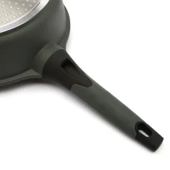 STARKE PRO VIRIDI Patelnia głęboka 24 cm z pokrywką / Greblon® C3