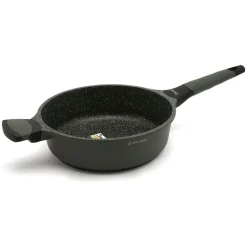 STARKE PRO VIRIDI Patelnia głęboka 24 cm z pokrywką / Greblon® C3