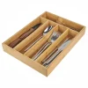TADAR Bambusowy wkład do szuflady na sztućce 35,5 x 26,5 x 5 cm