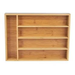 TADAR Bambusowy wkład do szuflady na sztućce 35,5 x 26,5 x 5 cm