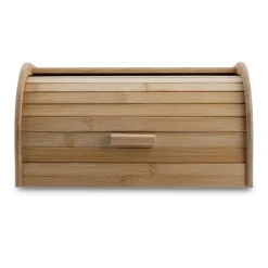 TADAR Chlebak bambusowy 27x32x18 cm / jasne drewno