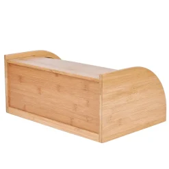 TADAR Chlebak bambusowy 27x40x18 cm / jasne drewno