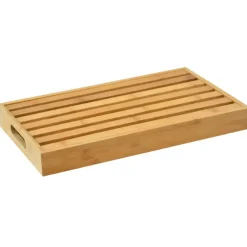 TADAR Deska bambusowa do krojenia pieczywa 2w1 / z tacą do serwowania dań FIBRA / 38 x 23 cm