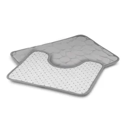 TADAR DYWANIKI ŁAZIENKOWE KPL.2 SZT. 40x60+ 50x40CM JASNO SZARE