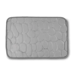 TADAR DYWANIKI ŁAZIENKOWE KPL.2 SZT. 40x60+ 50x40CM JASNO SZARE