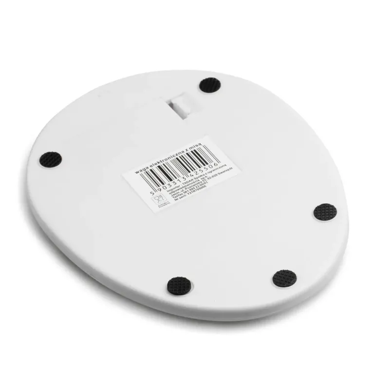 TADAR Elektroniczna waga kuchenna z miską 5 kg / biała