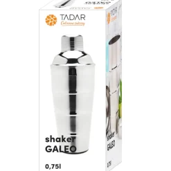 TADAR GALEO Shaker do drinków / koktajli 750 ml / stal nierdzewna