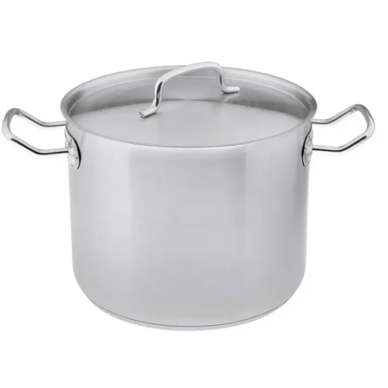 TADAR Garnek gastronomiczny 12 l z pokrywką 25 cm / stal nierdzewna