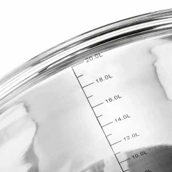 TADAR Garnek gastronomiczny 20 l / stal nierdzewna / indukcja