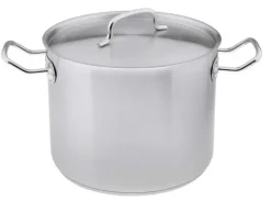 TADAR Garnek gastronomiczny 36,5 l z pokrywką 36 cm / stal nierdzewna / indukcja