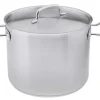 TADAR Garnek gastronomiczny 21 l z pokrywką 30 cm / stal nierdzewna / indukcja