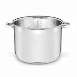 TADAR Garnek prosty z pokrywką 15 L / stal nierdzewna / indukcja