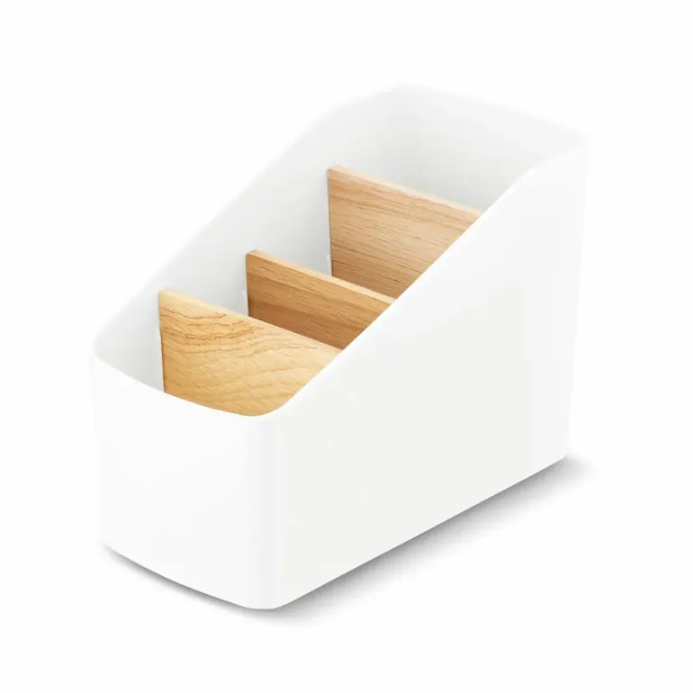 TADAR IVER ORGANIZER BIAŁY 4 PRZEGRÓDKI 9x18x12,7 CM