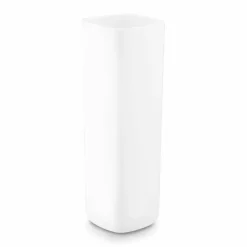 TADAR IVER Szczotka do WC z pojemnikiem / 8,5 x 37 cm / biała