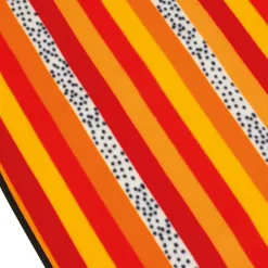 TADAR Koc piknikowy 150 x 200 cm / z izolacją / polarowy / paski / prostokątny