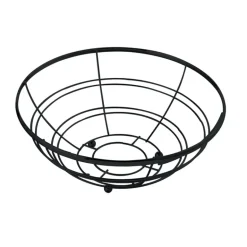 TADAR Koszyk na owoce 28 cm / czarny / metal