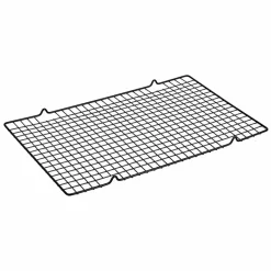 TADAR Kratka do studzenia / dekorowania ciasta 40 x 25 x 1,5 cm / czarna