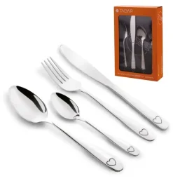 TADAR | LOVELY Sztućce komplet 24 el / 6 os / stal nierdzewna