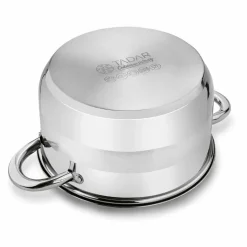 TADAR LUZON Garnek z pokrywką / 5,7 l / Ø 24 cm / stal nierdzewna, szkło