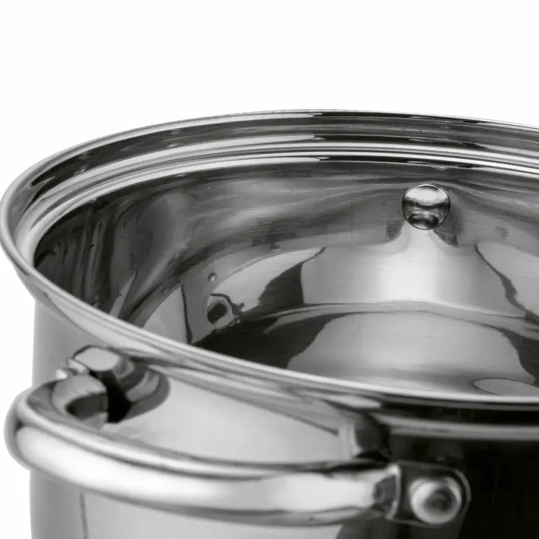 TADAR LUZON Garnek z pokrywką / 5,7 l / Ø 24 cm / stal nierdzewna, szkło