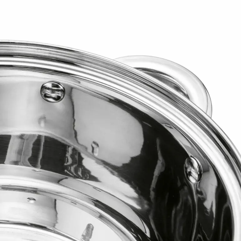 TADAR LUZON Garnek z pokrywką / 5,7 l / Ø 24 cm / stal nierdzewna, szkło