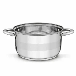 TADAR LUZON Garnek z pokrywką / 5,7 l / Ø 24 cm / stal nierdzewna, szkło