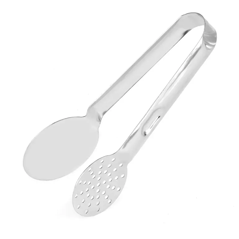 TADAR Metalowe szczypce kuchenne z perforacją / 16,5 cm