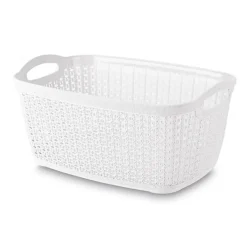 TADAR | MISS COLLECTION KOSZYK MANON 34x53x24,5 CM BIAŁY 28 L