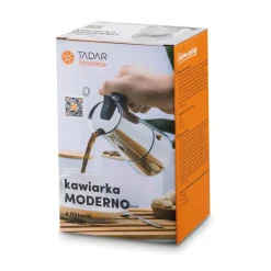 TADAR MODERNO Kawiarka do espresso 240 ml / 4 filiżanki / stal nierdzewna