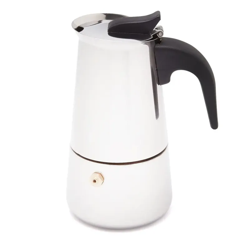 TADAR MODERNO Kawiarka do espresso 180 ml / 2 filiżanki / stal nierdzewna
