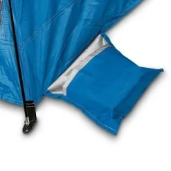 TADAR | Namiot plażowy parawan biwak ogród 220x115x115 cm z okienkami + torba / niebieski