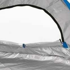 TADAR | Namiot plażowy parawan biwak ogród 220x115x115 cm z okienkami + torba / niebieski