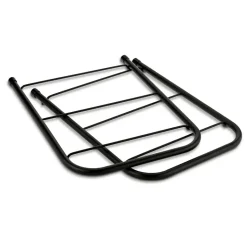 TADAR NOVA Dwupoziomowa suszarka do naczyń z 2 tacami i ociekaczem + uchwyt na deskę 53 x 33 x 24 cm / czarna
