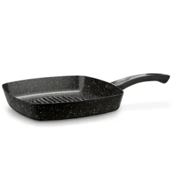 TADAR PATELNIA NON-STICK GRILLOWA MARMARA BLACK 26CM BEZ INDUKCJI