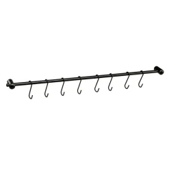 TADAR RELING KUCHENNY Z 8 WIESZAKAMI 54CM CZARNY