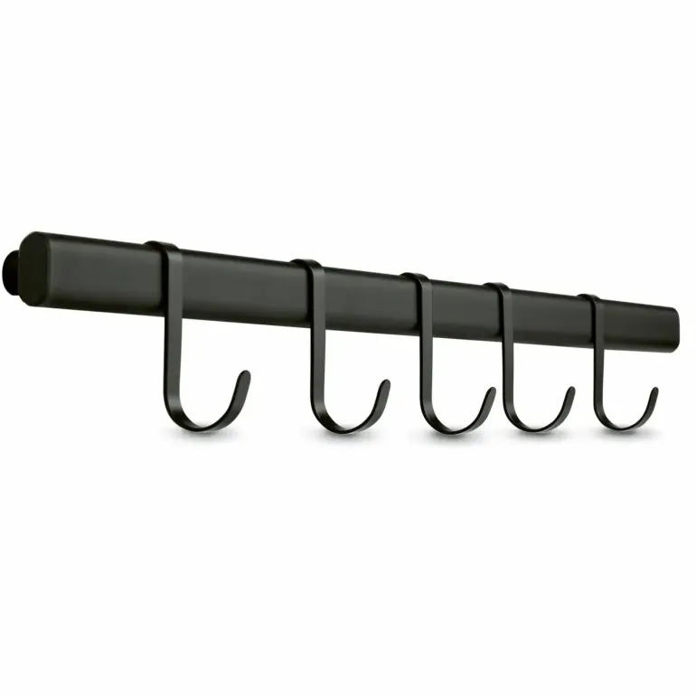 TADAR RELING KUCHENNY Z 5 WIESZAKAMI 60CM CZARNY