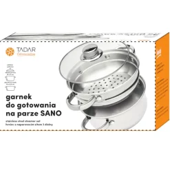 TADAR SANO Garnek 2 l do gotowania na parze 18 cm / indukcja