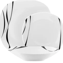 TADAR SAXO Serwis obiadowy 36 elementów dla 12 osób / porcelana