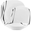 TADAR SAXO Serwis obiadowy 72 elementy dla 24 osób / porcelana