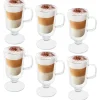 TADAR SUBLIME IRISH Komplet 6 szklanek termicznych do kawy 200 ml / podwójna ścianka