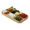 TADAR Talerz półmisek deska 33x19,5 cm na przekąski do serwowania / drewno bambusowe