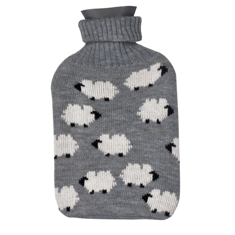 TADAR Termofor w pokrowcu 1,5 L / 33 cm x 18,5 cm / owieczki