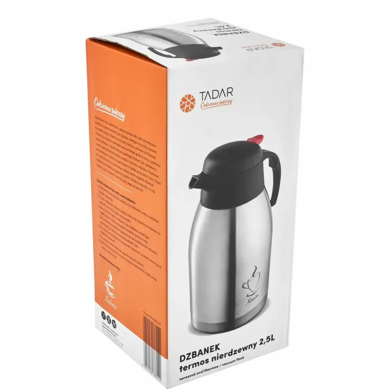 TADAR Termos / dzbanek konferencyjny na kawę 2,5 L / stal nierdzewna